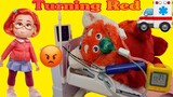 Disney Pixar Turning Red Mei doll goes to the Hospital in an Ambulance