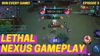LETHAL NEXUS GAMEPLAY [RANK 1] | LETHAL NEXUS MOBILE LEGENDS [EPISODE 3]