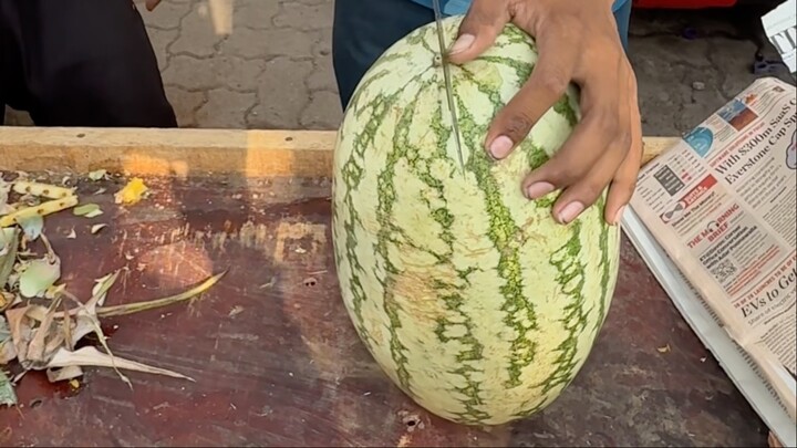 Mumbai Boy Sells Sweet Watermelon On The Street