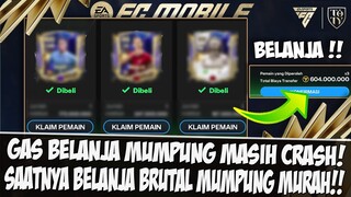 📌GAS BELANJA BRUTAL! BELI PEMAIN OVR TINGGI HABIS 600 JUTA COIN EVENT TOTY24 EA SPORT FC MOBILE 2024