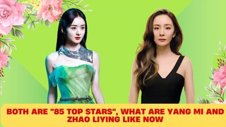 Both are "85 top stars", what are Yang Mi and Zhao Liying like now