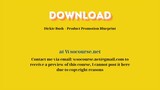 Dickie Bush – Product Promotion Blueprint – Free Download Courses