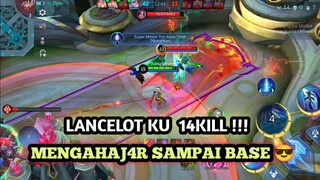 GANASNYA LANCELOT JUNGLER 14KILL TANPA MAT! !!!