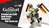 Preview my LEGO Ruin Drake: Skywatch MOC from Genshin Impact | Somchai Ud