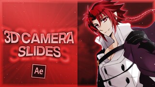 3D Camera Slides | After Effects AMV Tutorial