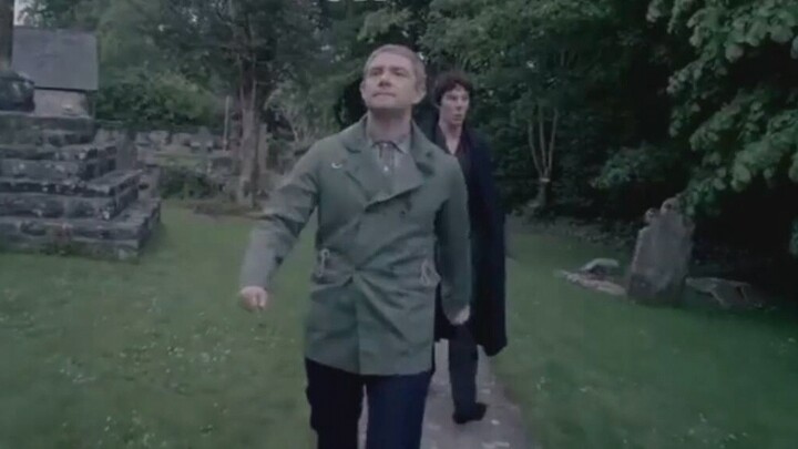 [Sherlock Holmes] I'm angry and need to be coaxed. Hahahahaha, I'm so happy.