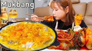 🐔닭한마리카레+갓지은밥🍛 닭한마리 통째로 때려부은 치킨카레엔 금가루 매실주🍸(ㅅㅈㅁ골드) CURRY RICE MUKBANG ASMR EATINGSHOW REALSOUND 요리먹방