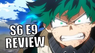 Deku Goes ALL OUT⎮My Hero Academia Season 6 Episode 9 Review