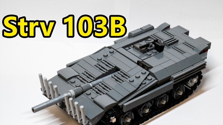 [LEGO MOC] Strv103 simulated liquid-pneumatic suspension
