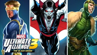 MARVEL ULTIMATE ALLIANCE 3 - Marvel Knights & X-Men DLC Characters Revealed & New Costume Details!