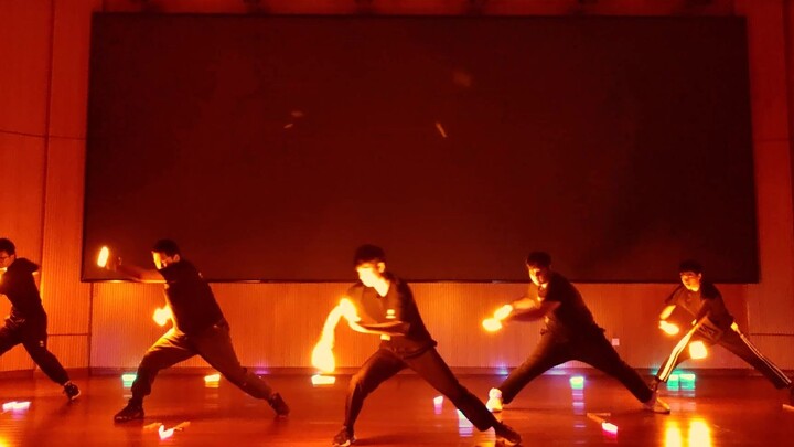 【WOTA艺】寄明月学校爬台燃爆全场