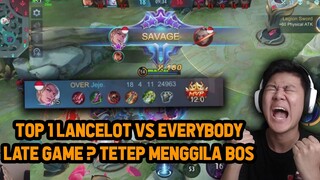 LANCELOT JEJE SAVAGE + LATE GAME LANCELOT? MAKIN LICIN BOS ! - Mobile Legends