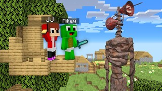 SIREN HEAD vs The Most Secure Tree House - Minecraft gameplay by Mikey and JJ (Maizen Parody)