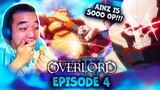 🔥AINZ vs WARRIOR KING🔥 GOATED MOMENT!! | Overlord Season 4 Episode 4 REACTION [オーバーロード 4期 4話 リアクション]