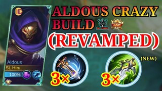 REVAMPED ALDOUS CRAZY BUILD (NEW ITEMS)/ALDOUS/MOBILE LEGENDS BANG BANG