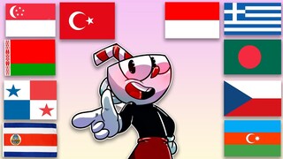 Cuphead in different languages meme