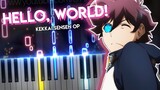 Hello, world! - Kekkai Sensen OP 1 | BUMP OF CHICKEN (piano)
