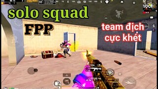 PUBG Mobile - Thử Solo Squad FPP Đầu Mùa | Gặp Nhiều Team Pro Bắn Cực Khét