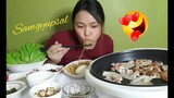 SAMGYUPSAL SA BAHAY(KOREAN BBQ) WITH HOME MADE SIDE DISHES