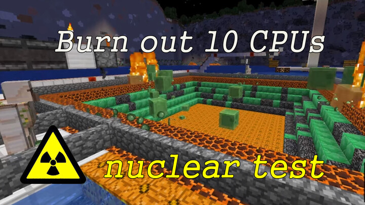 [Game]Build up a Nuclear test facility in Minecraft