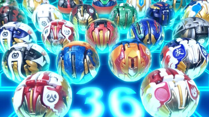 Tampilan warna asli animasi seri teknologi Bakugan