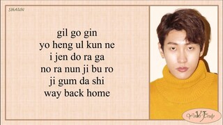 SHAUN (숀) - Way Back Home (Easy Lyrics)