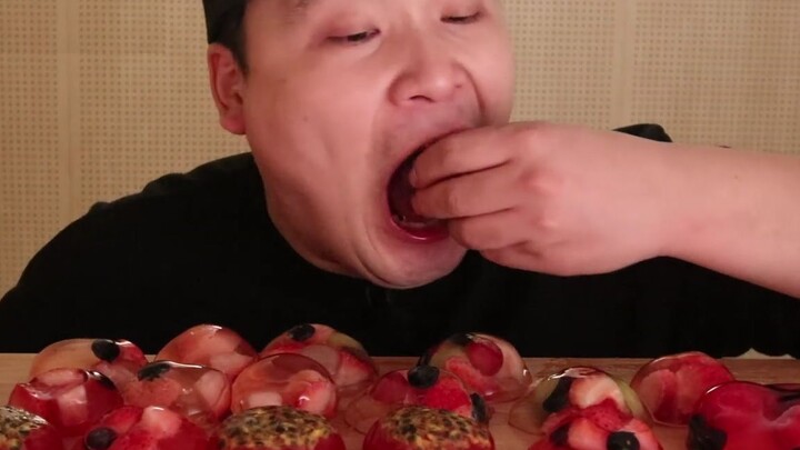 【ddeonggaeTV】我做的水果布丁 吃播~! Real Sound [MR]