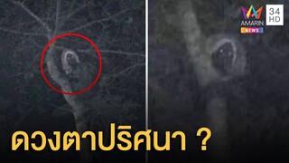 หนุ่มกางเต็นท์ขวัญผวา เจอดวงตาปริศนามองตอนดึก