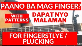 Basics of Fingerstyle / Fingerpicking / Plucking for Beginners - Super Easy