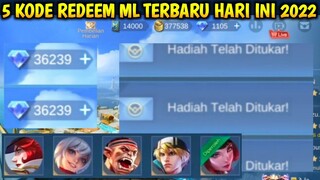 KODE REDEEM ML TERBARU HARI INI 2022 GRATIS DIAMOND SKIN FRAGMENT DLL MOBILE LEGEND ML NEW CODE