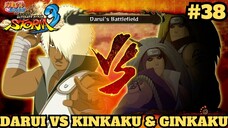 Darui VS Kinkaku & Ginkaku ! Naruto Shippuden Ultimate Ninja Storm 3 Indonesia