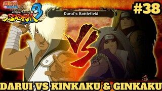 Darui VS Kinkaku & Ginkaku ! Naruto Shippuden Ultimate Ninja Storm 3 Indonesia