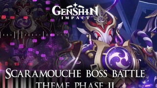 [เปียโน] "เก็นชินอิมแพกต์" Scaramucci boss battle Second stage bgm