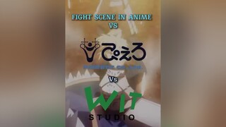 🗿anime#vs#witstudio#pierrotstudio#animlovers