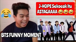 Reaction BTS FUNNY MOMENT | J-HOPE BIKIN NGAKAK PARAH 🤣🤣