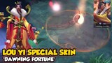 NEW UPCOMING SKIN UPDATE : LOU YI SPECIAL SKIN "DAWNING FORTUNE" | MOBILE LEGENDS