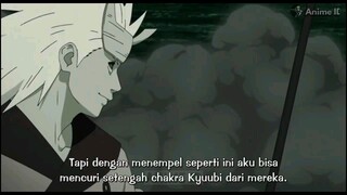 Kerja sama Kakashi dan Obito untuk menyelamatkan Naruto yang sedang sekarat.