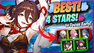 BEST 4 Star Honkai: Star Rail Characters | Level These 3 Early