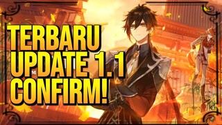 Baru x Lengkap! Tanggal Update 1.1, Reward, Kompensasi, Banner, Dll! - Genshin Impact : Indonesia