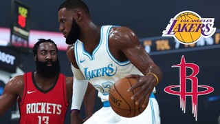 LA Lakers vs Houston Rockets Full Game Highlights | January 12, 2021 | NBA 2K21