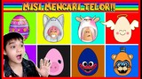 CHALLENGE !! ATUN & MOMON BERHASIL MENGUMPULKAN SEMUA TELOR !! Feat @MOOMOO Roblox Indonesia