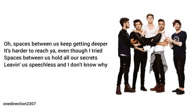 One Direction - Spaces (Lyrics + Pictures)