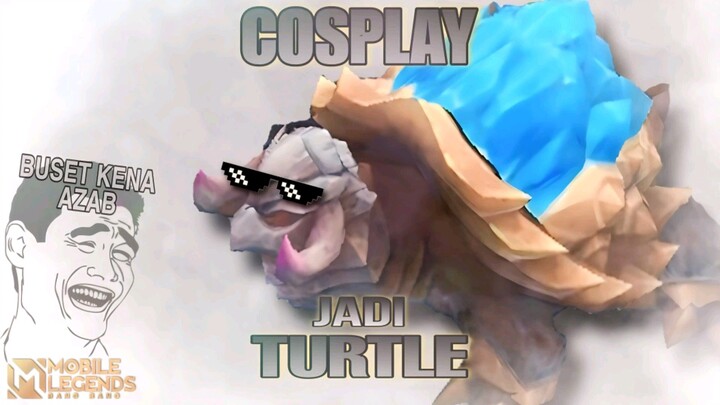 MALAH COSPLAY JADI TURTLE