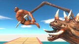 Try to Dodge Monster Tentacle - Animal Revolt Battle Simulator