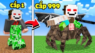 Minecraft nhưng Tôi Tiến Hoá Thành Quái Vật