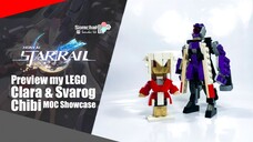 Preview my LEGO Clara & Svarog Chibi from Honkai: Star Rail | Somchai Ud