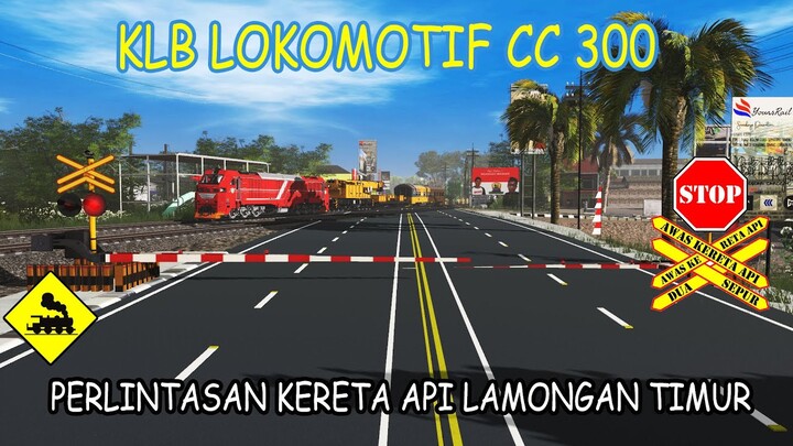 Railroad Crossing Indonesia Perlintasan Kereta Api Lamongan Timur | Trainz Simulator Indonesia