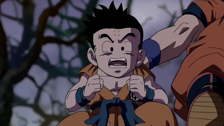 Goku and Krillin accidentally entered the horror forest, and the big boss came out in full force, wh