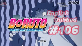 Boruto Episode 106 Tagalog Sub (Blue Hole)