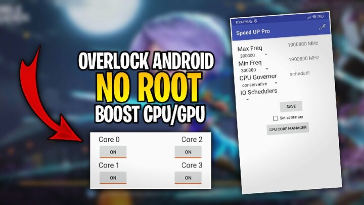 OVERLOCK ANDROID WITHOUT ROOT!